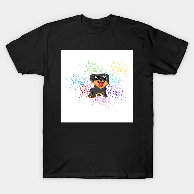 Cute Puppy Eyes T-Shirt by PedaDesign